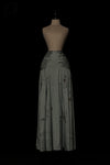Mutedance 24 Autumn and Winter Waist Silk Flower Dye Skirt Series MD-MD24FW79-blue MD24FW77